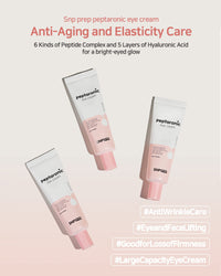 Thumbnail for [K Beauty Snp] Peptaronic Eye Cream | Peptide and Hyaluronic Acid Eye Cream | Under Eye Cream for Dark Circles | Eye Repair Cream | Korean Skin Care | Puffy Eyes Treatment | 1.69 Fl Oz