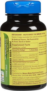 Thumbnail for Nature Made Vitamin C 500 Mg Softgels, 60-Count - Pack of 2