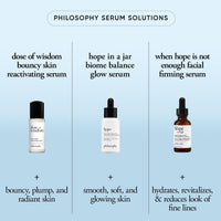 Thumbnail for philosophy hope in a jar biome-balance glow facial serum - with enhanced hyaluronic acid, prebiotic & AA2G - helps restore natural balance & provides instant, supercharged hydration - 1 fl oz