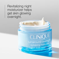 Thumbnail for Clinique Turnaround Overnight Revitalizing Moisturizer Face Cream | Hydrating + Plumping, 1.7 Fl Oz