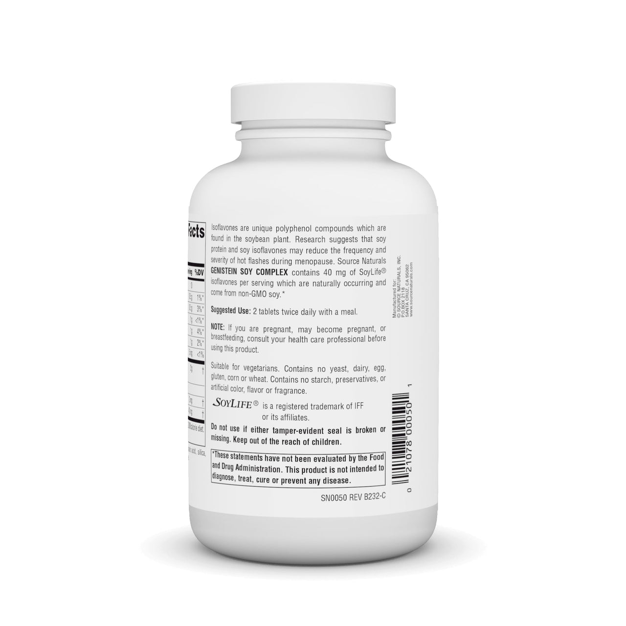 Source Naturals Genistein Soy Complex* 1000 mg - 120 Tablets