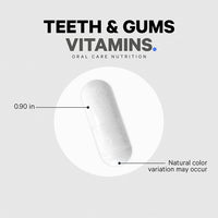 Thumbnail for Codeage Teeth & Gums Vitamins + Oral Probiotics Supplement for Mouth - Whole Food Calcium, Collagen, Potassium, Vitamin C, D3, K2, Zinc – Oral Care & Dental Multivitamin Supplements - 2 Pack