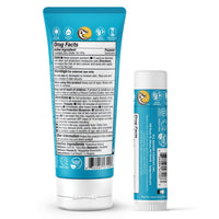 Thumbnail for Badger Mineral Sunscreen Combo, SPF 30 Cream & SPF 35 Face Stick, Organic Ingredient with Mineral Zinc Oxide, Unscented Reef Safe Sunscreen Set, Broad Spectrum, Water Resistant, 2-Pack