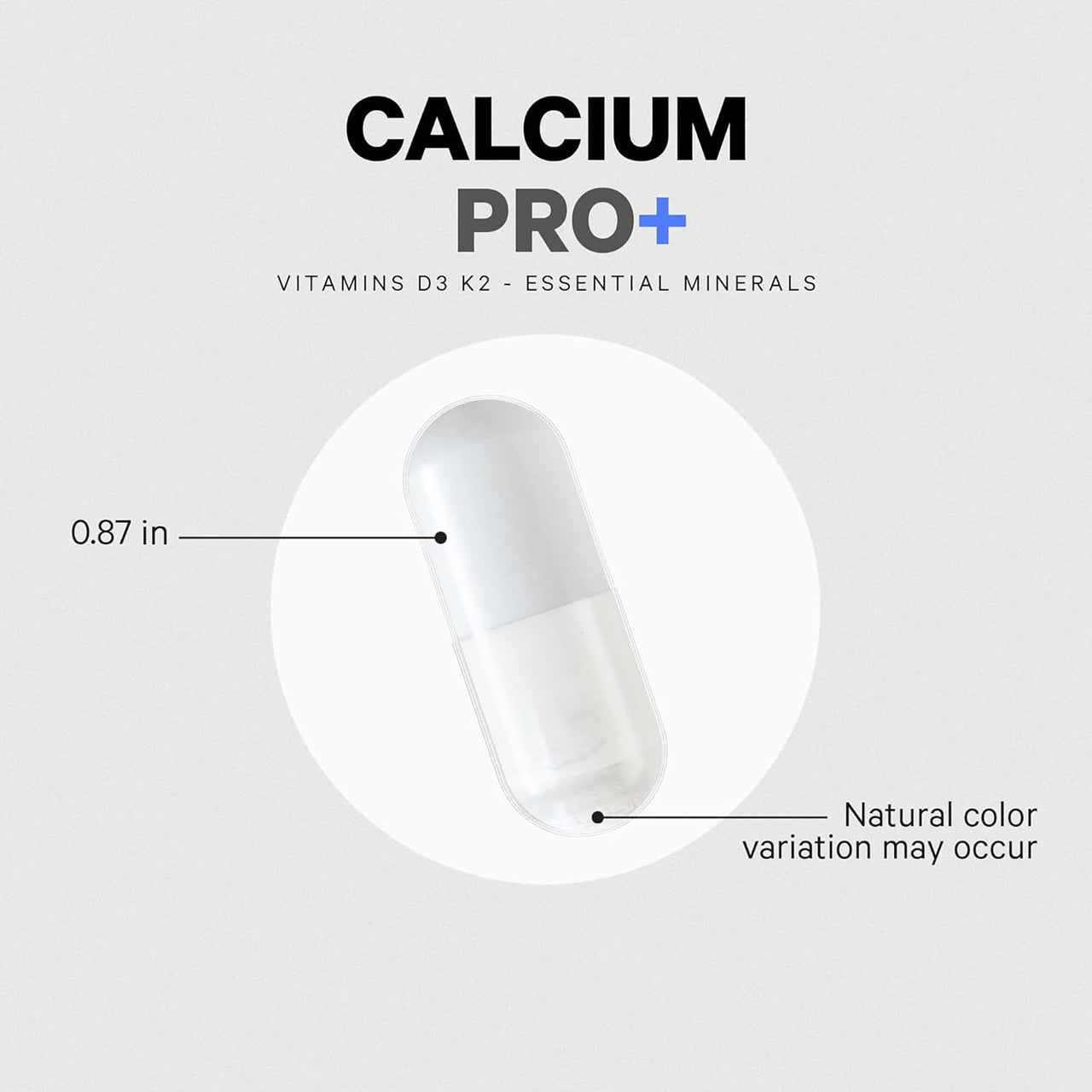 Codeage Calcium 250mg Supplement, Vitamin D3, Magnesium, Zinc, Copper, Boron, Vitamin K2-2-Month Supply - Elemental & High Calcium Vitamins Pills, Non-GMO - 120 Capsules