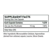 Thumbnail for THORNE - Immune Support Bundle: Zinc Picolinate and Vitamin C Capsules - 60 Servings