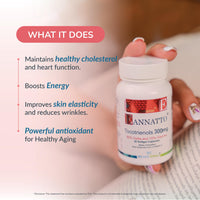 Thumbnail for Wellness Extract Eannatto Tocotrienols Vitamin E Supplements Tocopherol Free, Supports Immune Health, Non-GMO, Gluten Free & Antioxidant (300MG 60 Softgels)