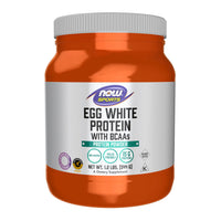 Thumbnail for NOW Foods Sports Nutrition, Egg White Protein, 16 g With BCAAs, Unflavored Powder, 1.2-Pound