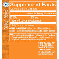 Thumbnail for The Vitamin Shoppe DHEA 25MG, Hormonal and Healthy Aging Support for Both Men & Women, Once Daily (60 Capsules)