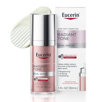 Thumbnail for Eucerin Radiant Tone Dual Serum Dark Spot Corrector, Dark Spot Serum with Thiamidol and Hyaluronic Acid, Helps Visibly Reduce the Look of Persistent Dark Spots, 1 Fl Oz Bottle