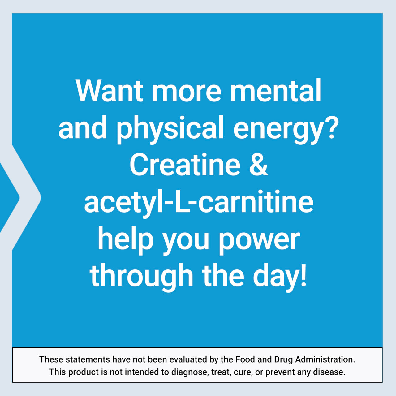 Life Extension Creatine Acetyl-L-Carnitine Energy Plus, Energy Support Supplement, creatine monohydrate, Acetyl-L-carnitine, Gluten-Free, Non-GMO, Vegetarian, 30 Servings