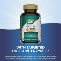 Thumbnail for Enzymatic Therapy Gluten Defense, Gluten & Casein Targeted Digestive Enyzmes, 120 VCaps (Packaging May Vary)
