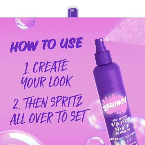 Image 6 of Aussie Sprunch Non-Aerosol Hair Spray for Curly Hair and Wavy Hair, 251 ml (Pack of 1)