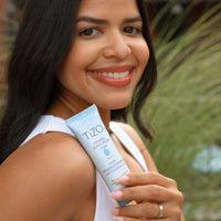 Thumbnail for TiZO3 Facial Mineral Sunscreen and Primer, Tinted Broad Spectrum SPF 40 with Antioxidants, Sheer matte finish, Fragrance-Free, Oil-Free, Dermatologist-recommended, PA+++ 1.75 oz