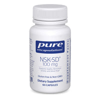 Thumbnail for Pure Encapsulations NSK-SD - 100 mg Nattokinase - for Normal Blood Circulation - Supports Fibrinolytic Activity* - Gluten Free & Non-GMO - 60 Capsules