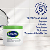 Thumbnail for Cetaphil Face & Body Moisturizer, Hydrating Moisturizing Cream for Dry to Very Dry, Sensitive Skin, NEW 16 oz, Fragrance Free, Non-Comedogenic, Non-Greasy