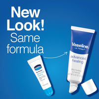 Thumbnail for Vaseline Lip Therapy Advanced Healing 3-Pack – White Petroleum Moisturizing Lip Balm for Extremely Dry Lips, 0.35 Oz Ea