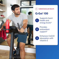 Thumbnail for Pure Encapsulations Q-Gel 100 (Hydrosoluble CoQ10) | CoQ10 with Vitamin E to Enhance Solubility | 60 Softgel Capsules