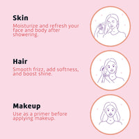 Thumbnail for De La Cruz Rose Water and Glycerin for Face, Rosewater Facial Toner & Moisturizer for Skin & Hair, Rose Water for Hair, 2-Bottle Bundle - 16oz & 8oz, Made in USA.