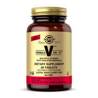 Thumbnail for Solgar Formula VM-75, 60 Tablets - Multivitamin with Chelated Minerals - Vitamin A, B6, B12, C, D, E - Biotin, Magnesium, Calcium, Iron, Zinc - Vegan, Gluten Free, Dairy Free, Kosher - 60 Servings