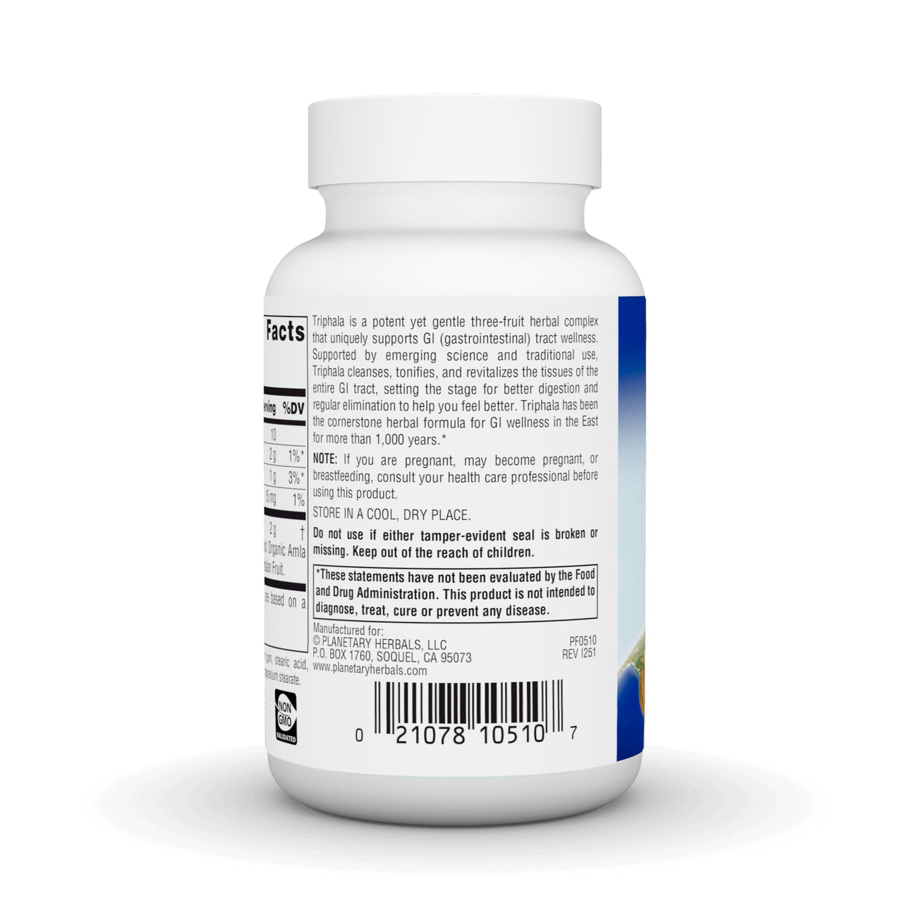 Planetary Herbals Triphala Gold 1000mg - 60 Tablets