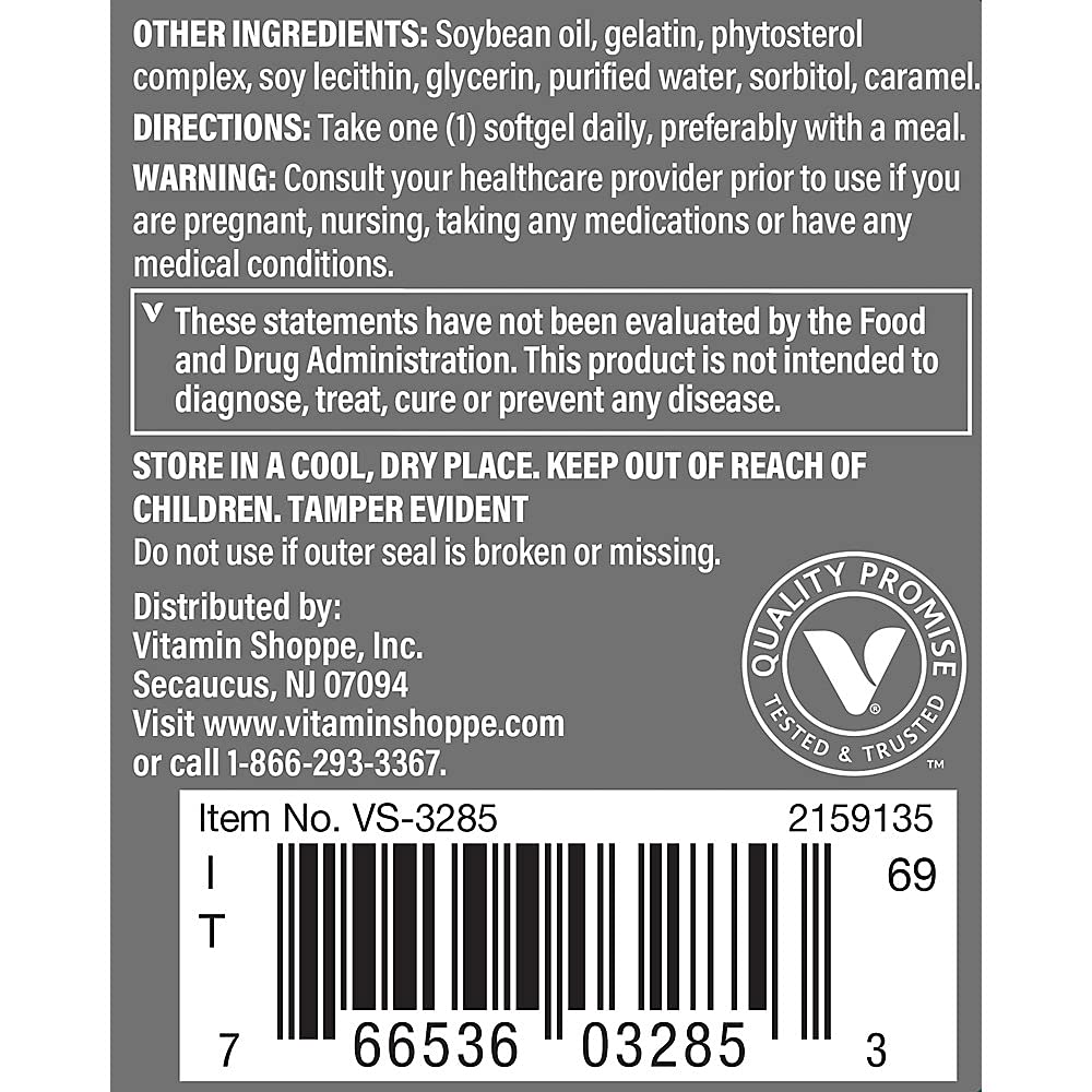 The Vitamin Shoppe Ultimate Prostate - Unique Blend for Prostate Health with Antioxidant Support; Saw Palmetto to Help Promote & Protect Overall Prostate Health (20 Softgels)