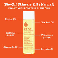Thumbnail for Bio-Oil Natural Skincare Oil, Serum for Scars and Stretch Marks, Face and Body Moisturizer for Dry Skin, Hair Oil, For All Skin Types, 4.2 Oz