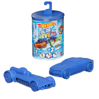 Thumbnail for Hot Wheels Cars, Set of 2 Color Reveal Vehicles in 1:64 Scale with Surprise Initial Reveal & Repeat Color-Change Feature in Very Warm & ICY Cold Water (Styles May Vary)