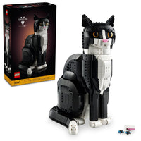 Thumbnail for LEGO Ideas Tuxedo Cat - Building Sets for Adults, Ages 18+ - DIY Crafts Kit for Home Decor, Living Room or Bedroom - Gift for Animal Lovers - 21349