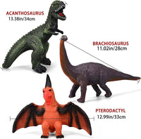 Thumbnail for Gzsbaby 6 Piece Jumbo Dinosaur Toys for Kids 3-5 and Toddlers, Large Soft Dinosaur Toys for Lovers - Perfect Party Favors, Birthday Gifts