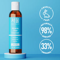 Thumbnail for SeoulCeuticals Korean Acne Snail Cleanser Face Wash - Snail Mucin, Salicylic Acid & Tea Tree Acne Treatment for Sensitive Skin & K Beauty Glow 4oz