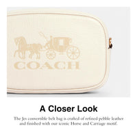 Thumbnail for COACH Pebbled Leather Jes Convertible Belt Bag 2