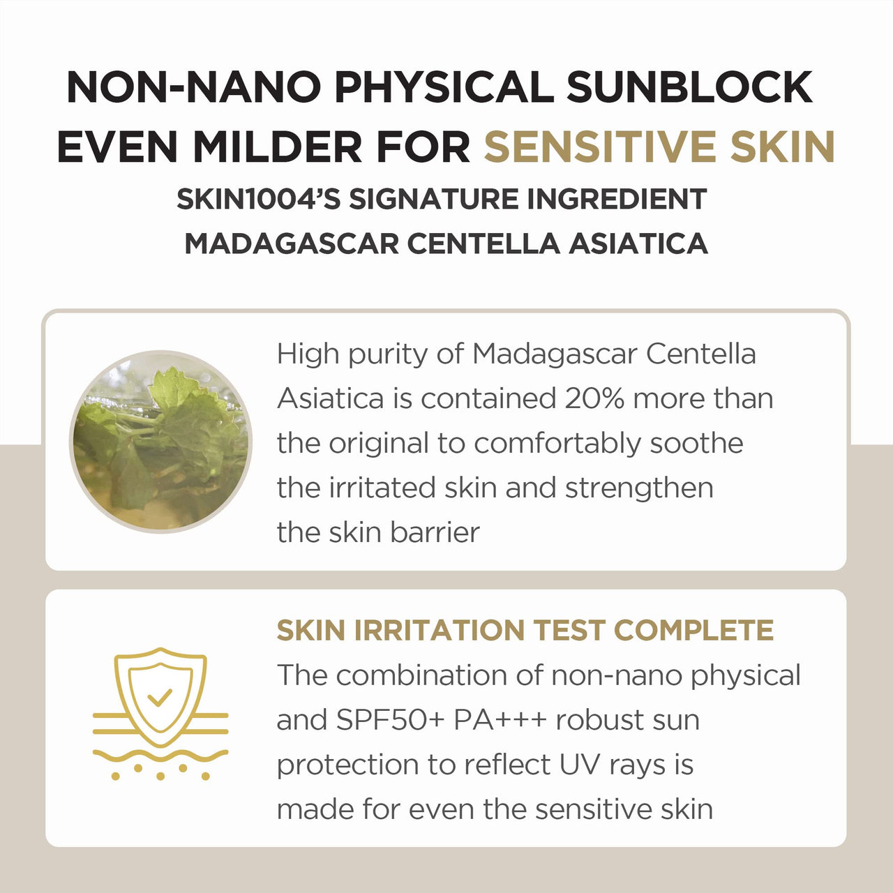 SKIN1004 Madagascar Centella Air-fit Suncream Plus 1.69 fl. oz (50ml)
