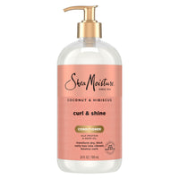 Thumbnail for Shea Moisture Curl & Shine Conditioner Coconut & Hibiscus, for Thick, Curly Hair, to Moisturize & Soften, 24 Fl oz