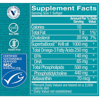 Thumbnail for The Vitamin Shoppe Extra Strength Krill Oil - MSC Certified Sustainable - 1,000 MG (30 Softgels)