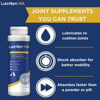 Thumbnail for LubriSynHA Hyaluronic Acid Hip & Joint Care Supplement for Dogs, Cats & Horses – Liquid Oral HA for Pets – Joint Support Supplement Promotes Mobility, Flexibility, Cartilage Health & Comfort – 8oz