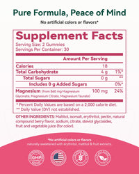 Thumbnail for Magnesium Glycinate Plus Gummies 860mg, Sugar-Free, Non-GMO, Gluten-Free, Magnesium Gummies for Adults & Kids, Sleep, Relaxation & Focus, Magnesium Supplement for Women, Mixed Berry Flavor, 60 Count