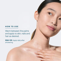 Thumbnail for ELEMIS Japanese Camellia Body Oil Blend | Luxuriously Lightweight Body Oil Nourishes, Conditions, and Softens Pregnant and Postpartum Skin | 100 mL