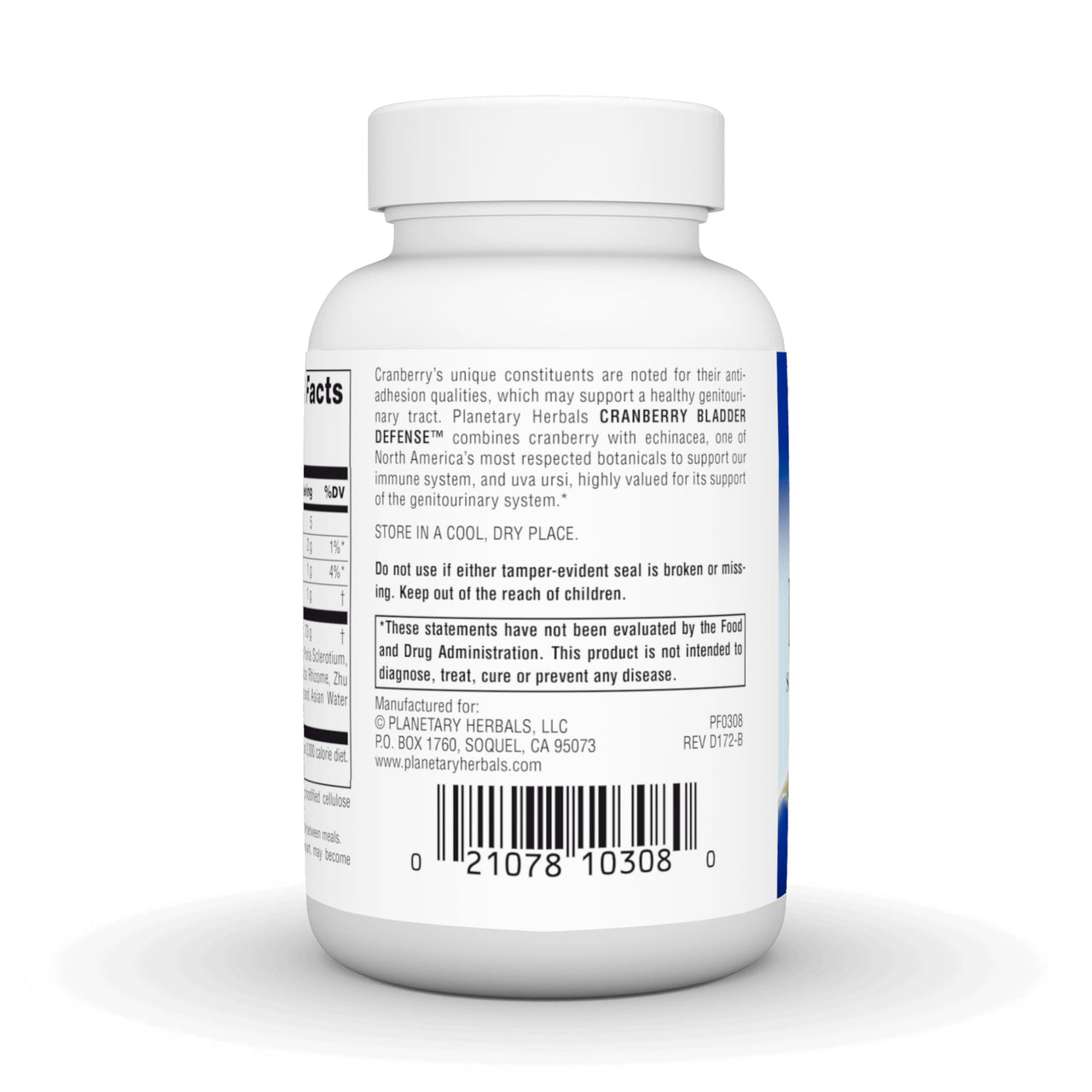 Planetary Herbals Cranberry Bladder Defense, Supports Genito-Urinary Health*, 865 mg - 60 Tablets