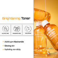 Thumbnail for JUMISO All Day Vitamin Glow Boost Facial Toner, Vitamin Daily Toner, Vitamin B,C Toner, Skin Brightening Hydrating, Glowing Toner, Naturally Radiant&Plump Skin, EO&Fragrance Free, 125ml 4.22 FL.OZ