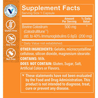 Thumbnail for Colostrum 40% IGG - Supports Immune Health, Hormone & Antibiotic Free, Once Daily (240 Capsules) by The Vitamin Shoppe