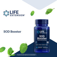 Thumbnail for Life Extension SOD Booster, Promotes SOD (Superoxide dismutase) Production for Liver Health & Detox, Helps Protect Cells from Cellular Stress, Gluten-Free, Non-GMO, Vegetarian, 30 Capsules
