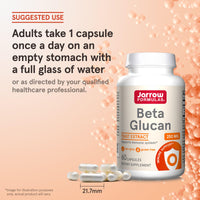 Thumbnail for Jarrow Formulas® Beta Glucan, Dietary Supplement, Immune Support for Immune Health, 60 Capsules, 60 Day Supply