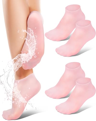 Image 2 of Medium / 4 for the product Golbylicc Silicone Moisturizing Socks for Women Dry Cracked Feet (1 Pair)