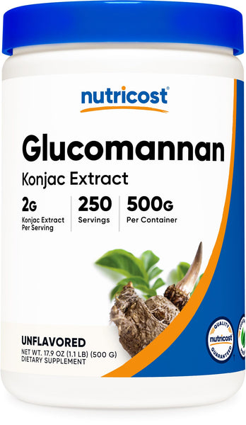 Nutricost Glucomannan Powder 500 Grams