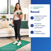 Thumbnail for Pure Encapsulations Renual | Urolithin A Supplement | Support for Muscle Function, Cellular Energy Production, Mitochondrial Health, and Healthy Aging* | 60 Caplique Capsules