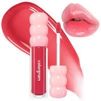 Thumbnail for COLORGRAM FRUITY GLASS GLOSS 05 BABY LYCHEE | Non-Sticky Glossy Lip Tint with Glass-Like Shine | Long-Lasting Hydrating Lip Gloss for Smooth & Plump Lips