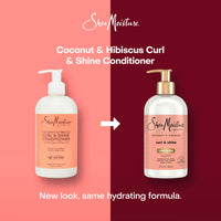 Thumbnail for SheaMoisture Curl & Shine Conditioner Coconut & Hibiscus, for Thick, Curly Hair to Moisturize & Soften, 13 oz