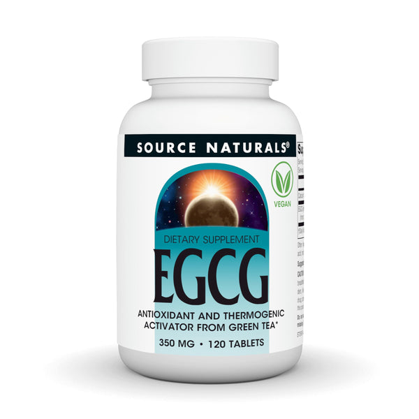 Source Naturals EGCG, Antioxidant and Thermogenic Activator from Green Tea*, 350 mg - 120 Tablets