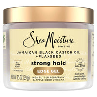 Thumbnail for SheaMoisture Edge Control Strong Hold Gel+Flaxseed Jamaican Black Castor Oil Keeps Edges in Place,No Flakes,Infused With Hydrolyzed Corn Starch,Glycerin,Indulgent Scent ParabenFree AntiFrizz Gel 3.5oz