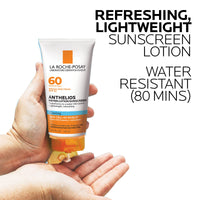 Thumbnail for La Roche-Posay Anthelios Cooling Water Sunscreen Lotion, Water Based Sunscreen for Face & Body, Broad Spectrum SPF + Antioxidants, Fast Absorbing Water-Like Texture, Oil Free Sunscreen SPF 60